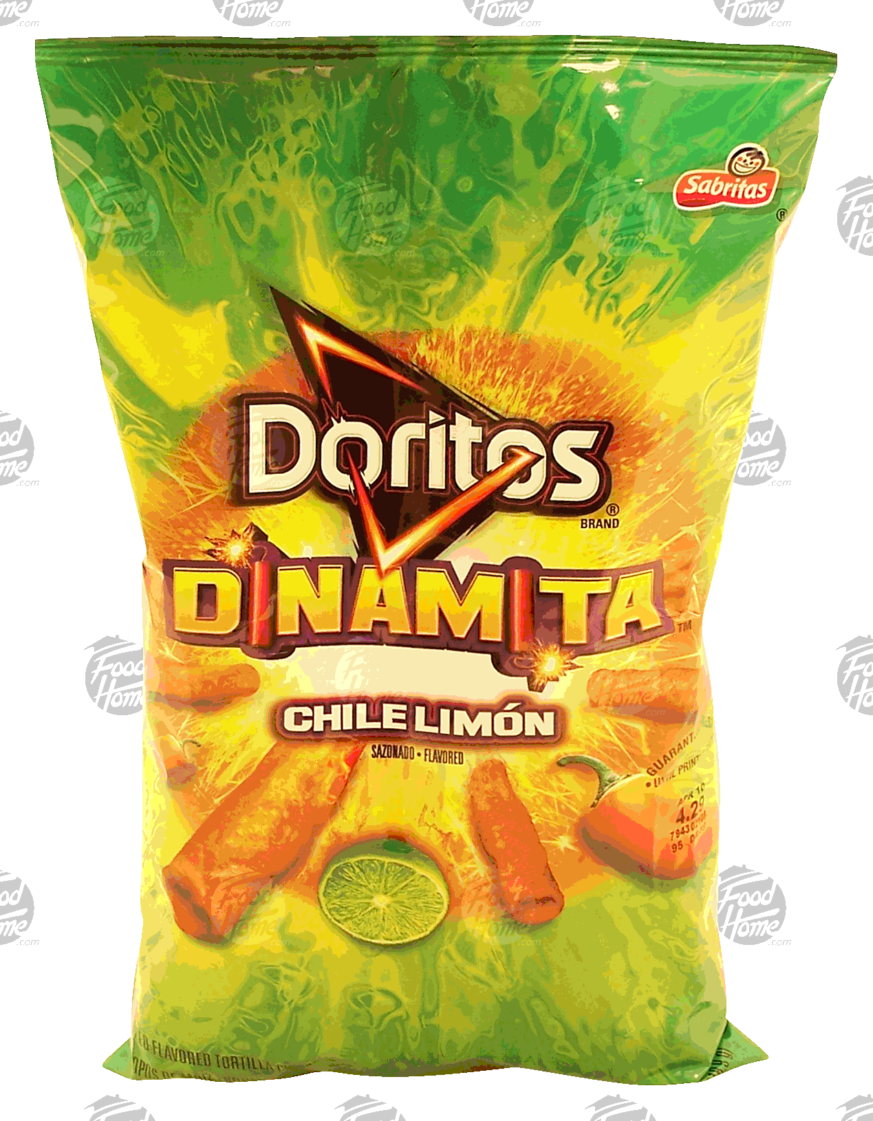 Doritos Sabritas Dinamita; chile limon flavored rolled tortilla chips Full-Size Picture